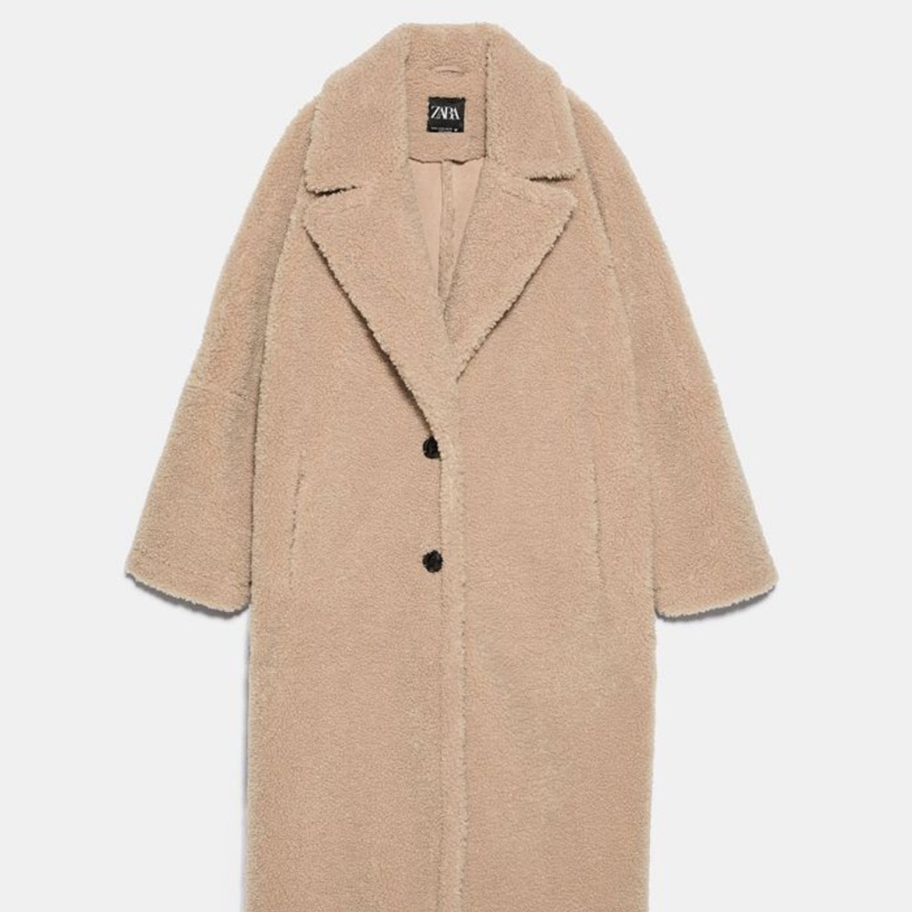 ZARA - Teddy Faux Fur Coat